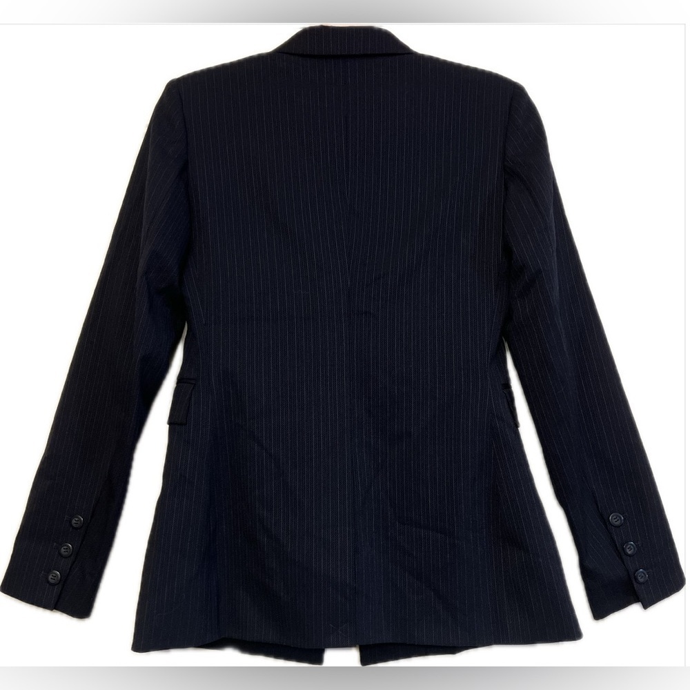 ✨Women’s Express Stretch Blazer | Navy With Pin Stripes - Size 1/2 - Picture 3 of 6